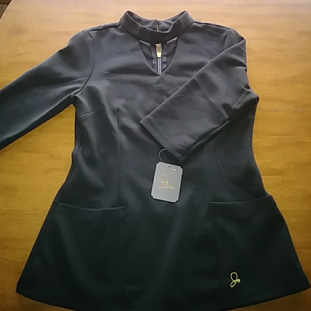 🆕JAANUU scrub/un mock neck top (c-matching pants)